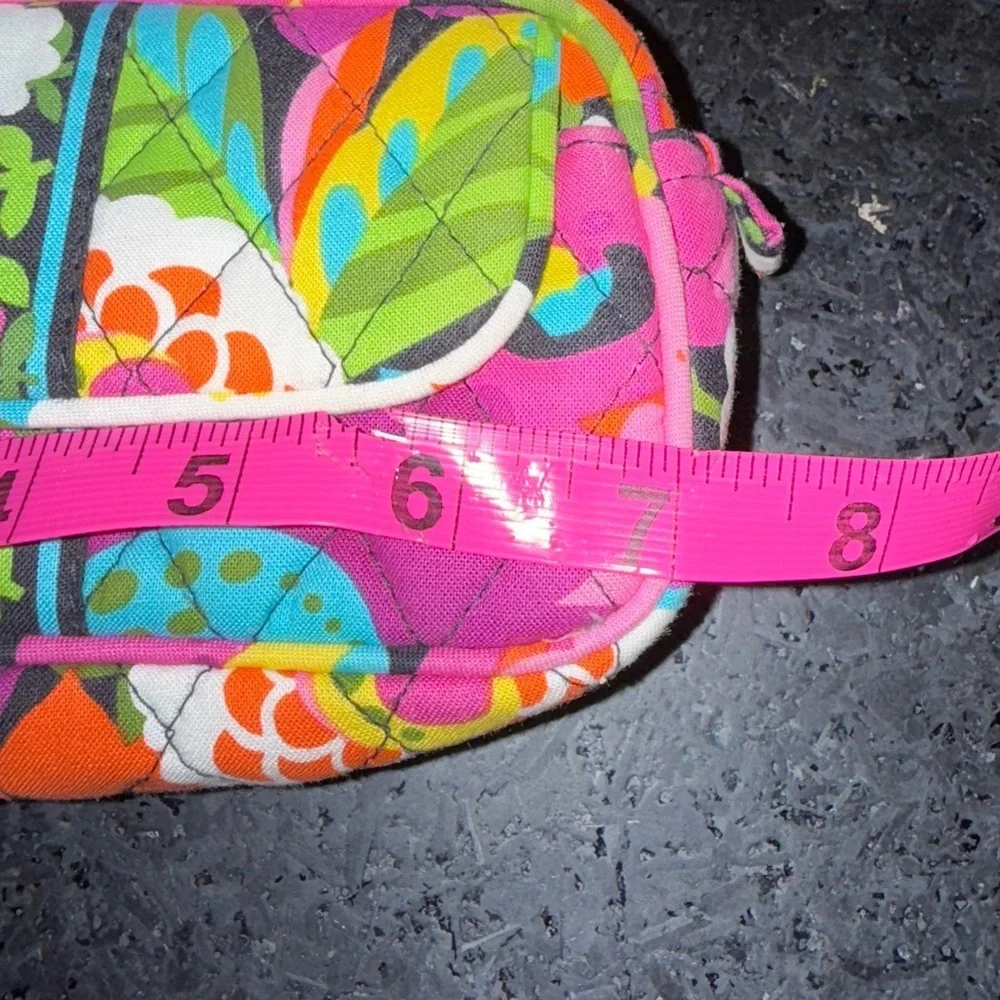 NEW VERA BRADLEY VA VA BLOOM MIRRORED MAKEUP BAG